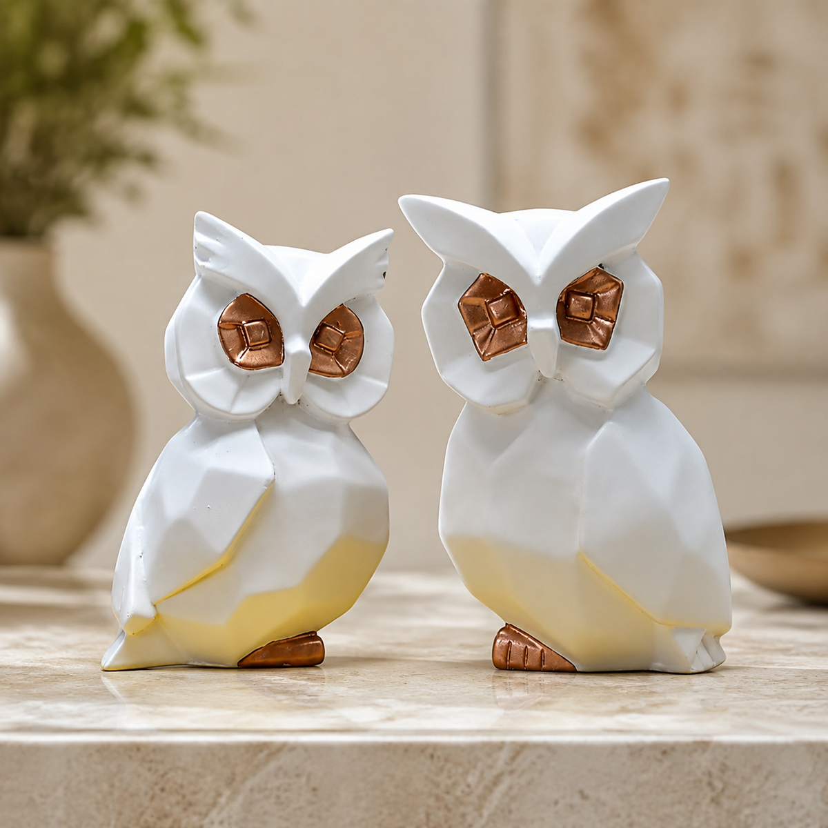 Sacred Wisdom & Protection Owl Pair