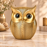 Golden Wisdom Owl
