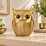 Golden Wisdom Owl