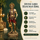 Standing Lord Hanuman with Gada Idol