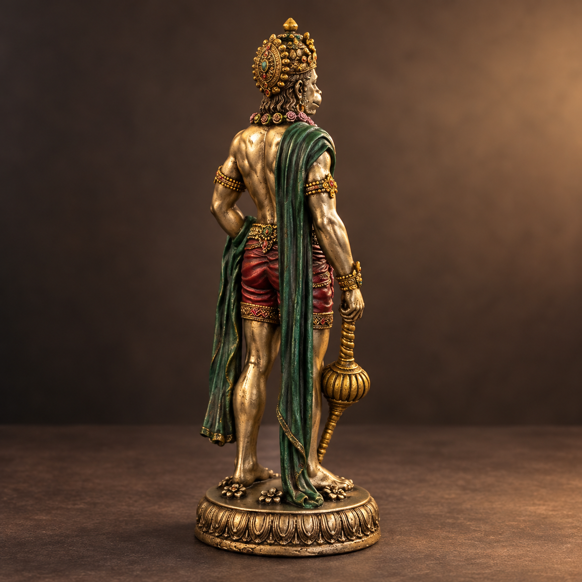 Standing Lord Hanuman with Gada Idol