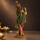Standing Lord Krishna with Flute Idol