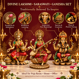 Shubh Lakshmi–Saraswati–Ganesha Murti