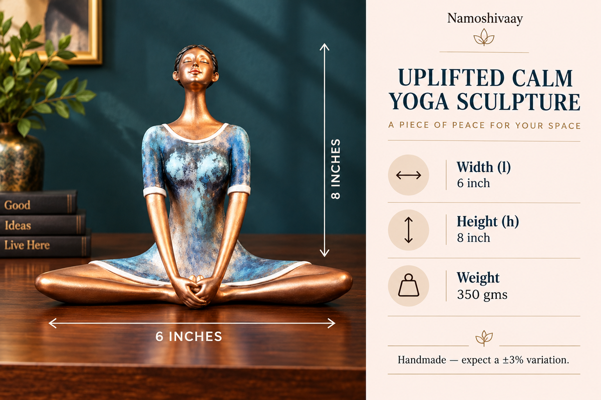 Uplifted Butterfly Yoga Figurine