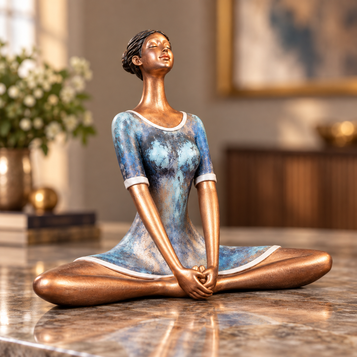 Uplifted Butterfly Yoga Figurine