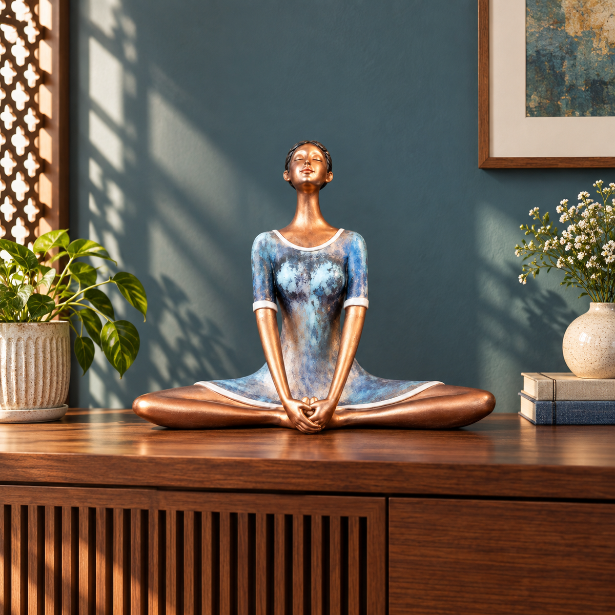 Uplifted Butterfly Yoga Figurine