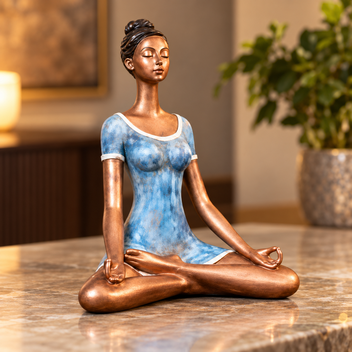 Mindful Mudra Meditation Figurine
