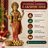 Standing Goddess Lakshmi Idol