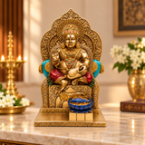 Antique-Golden Lord Kuber Idol