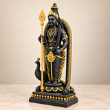 Standing Lord Murugan with Vel Idol