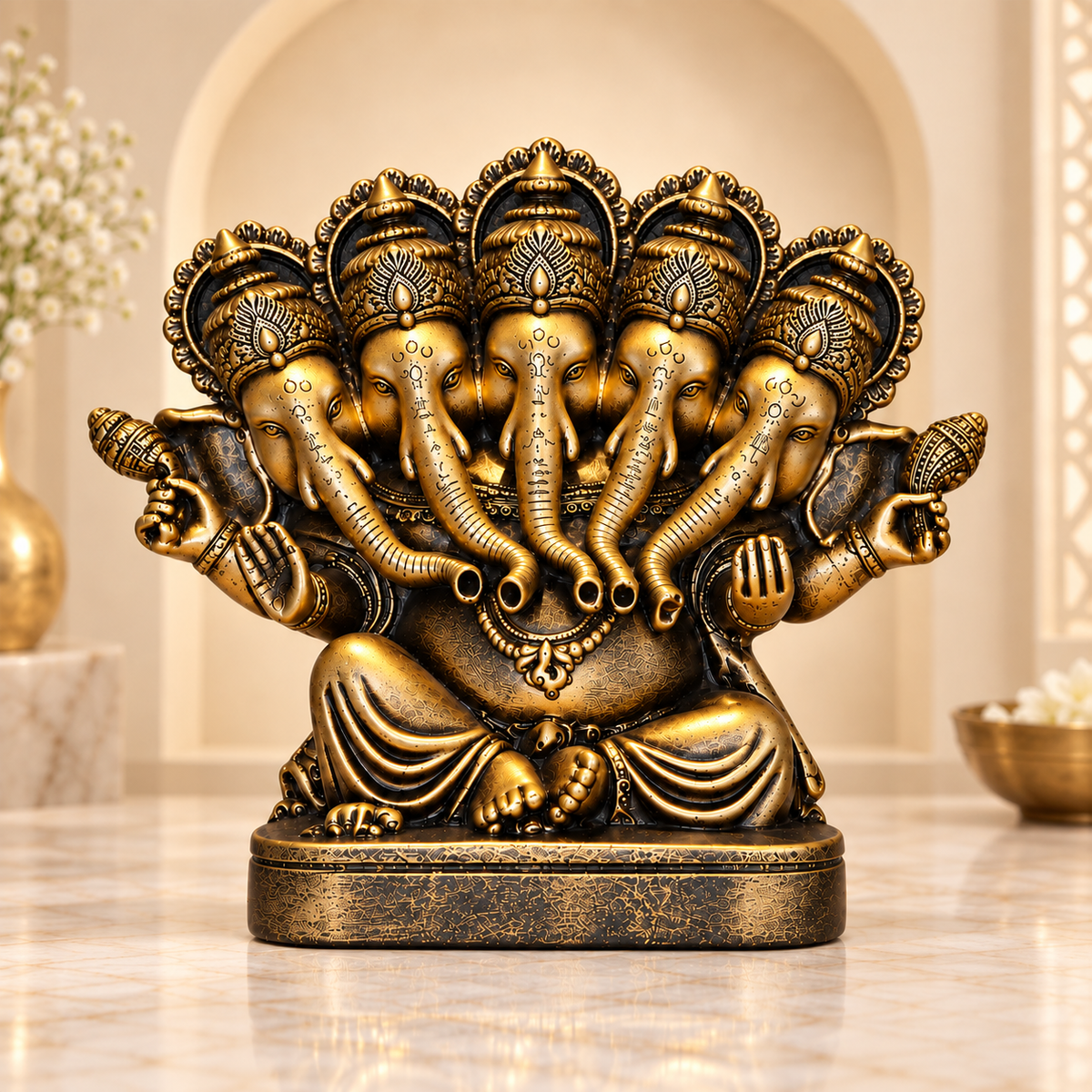Panchmukhi Ganesha Idol
