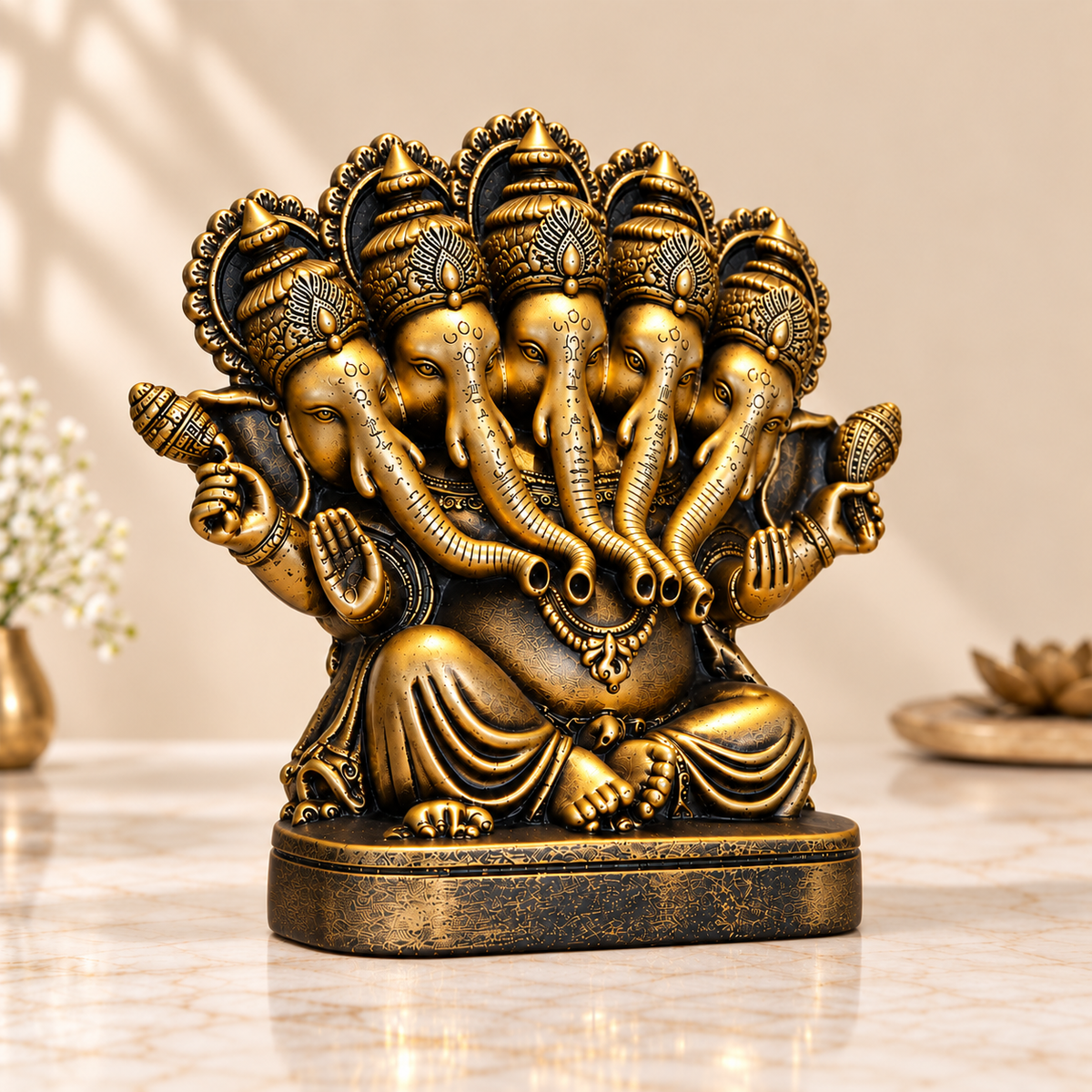 Panchmukhi Ganesha Idol