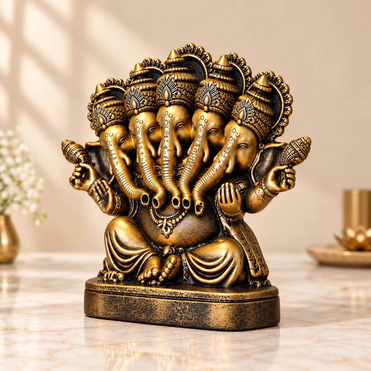 Panchmukhi Ganesha Idol