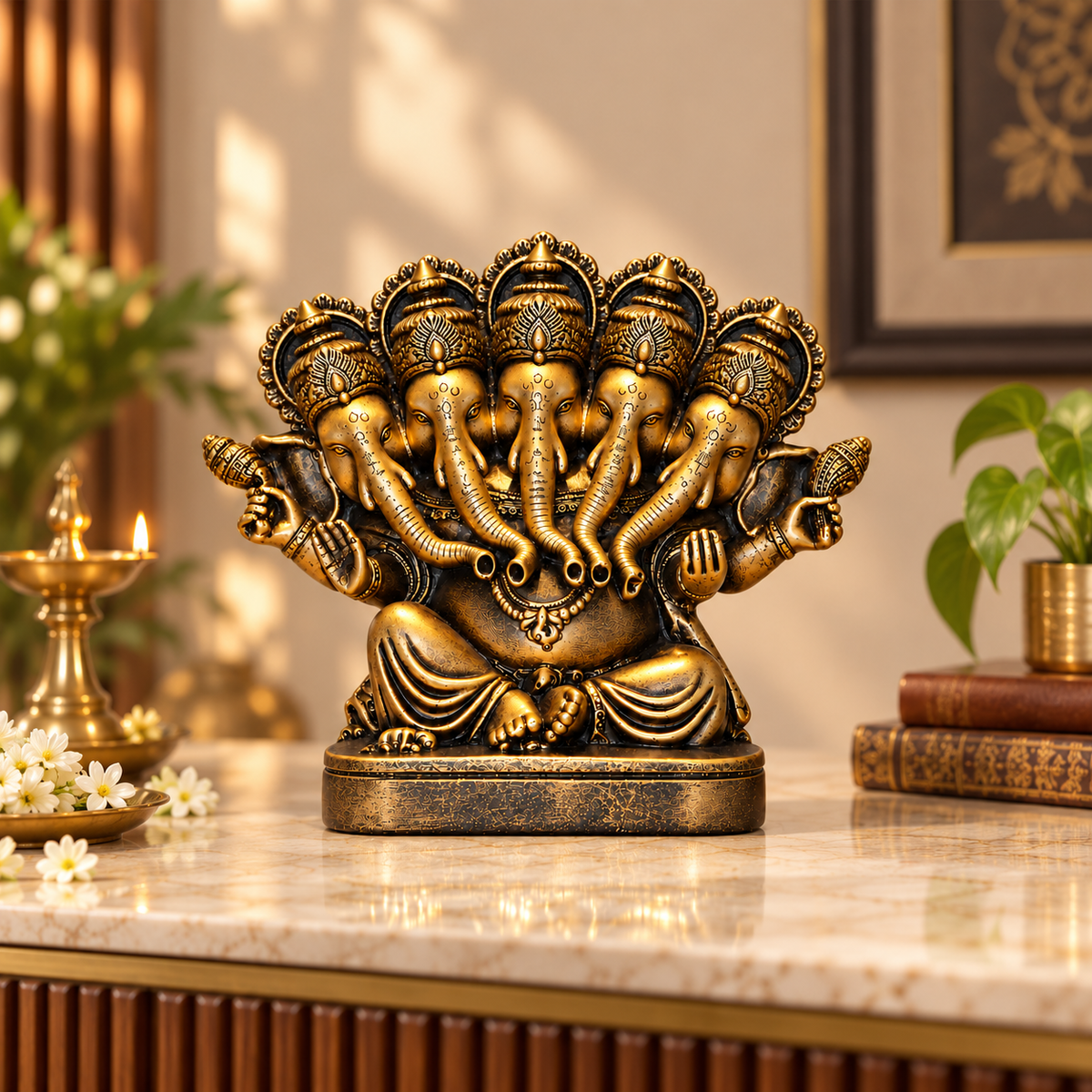 Panchmukhi Ganesha Idol
