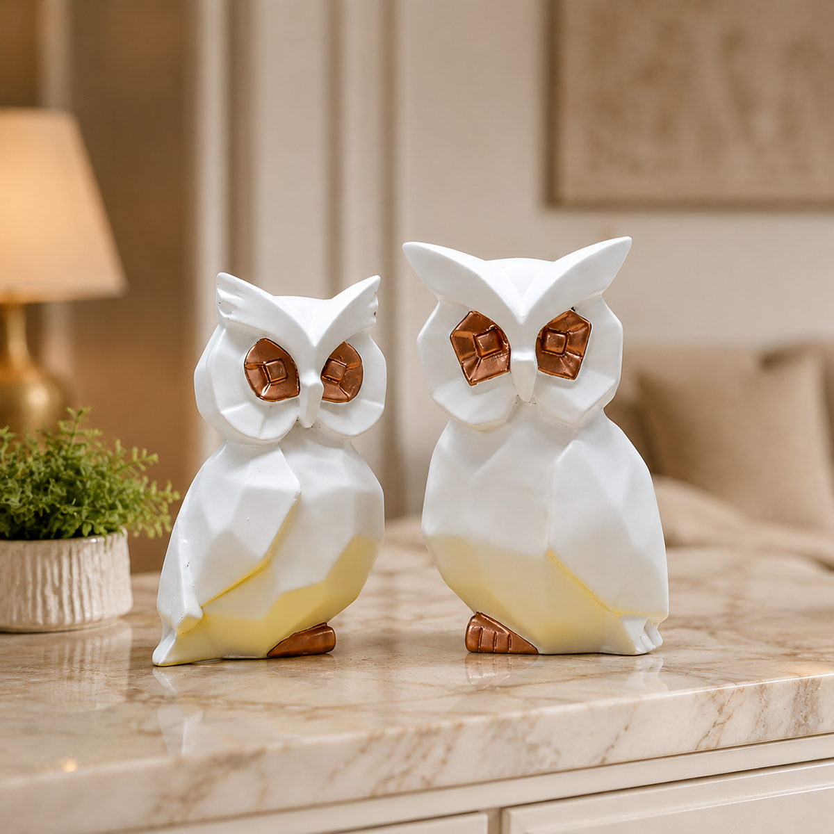 Sacred Wisdom & Protection Owl Pair