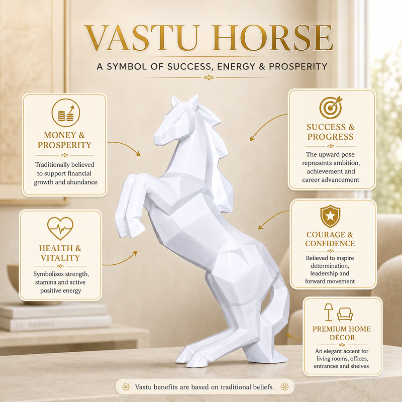 Divine Success Horse - White