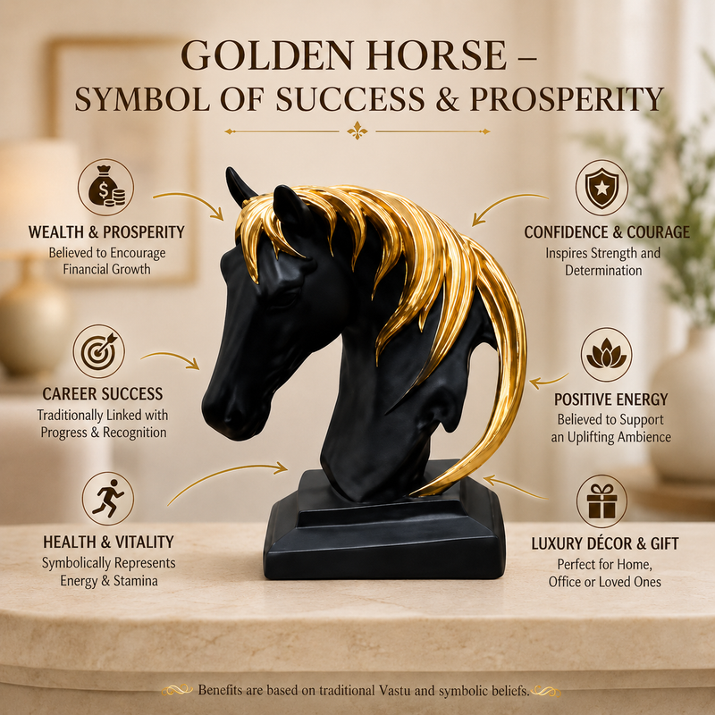 Royal Golden Mane Horse