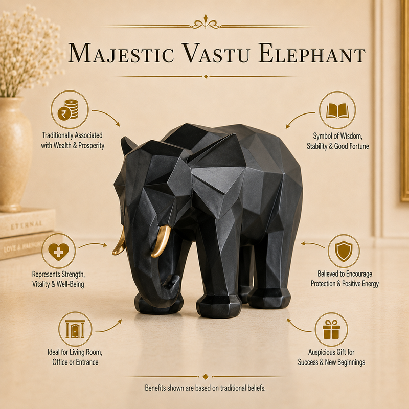Royal Guardian Elephant - Black