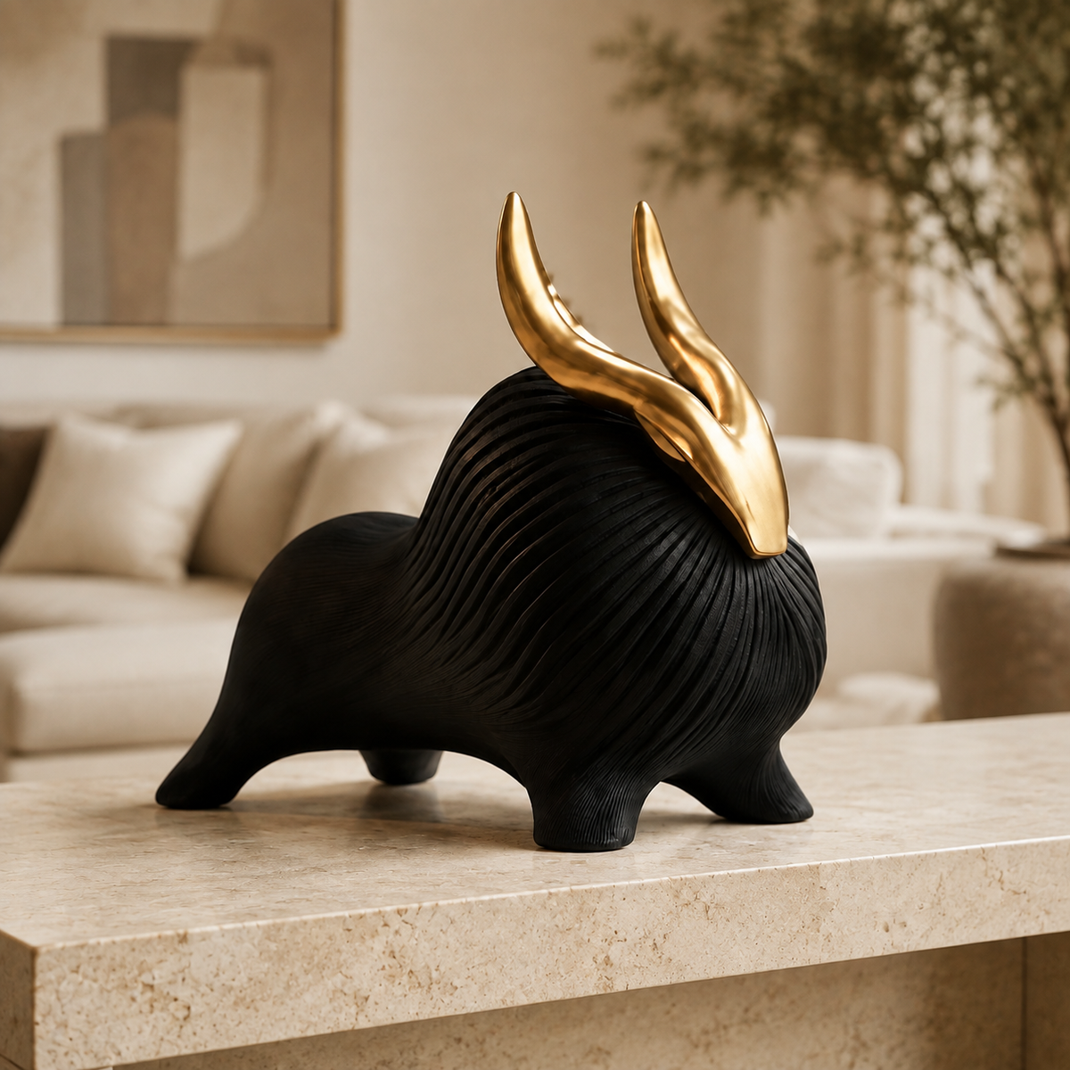 Black Fortune Bull