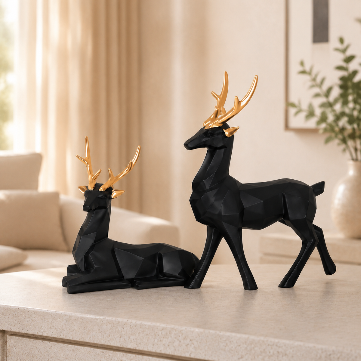 Divine Harmony Deer Pair