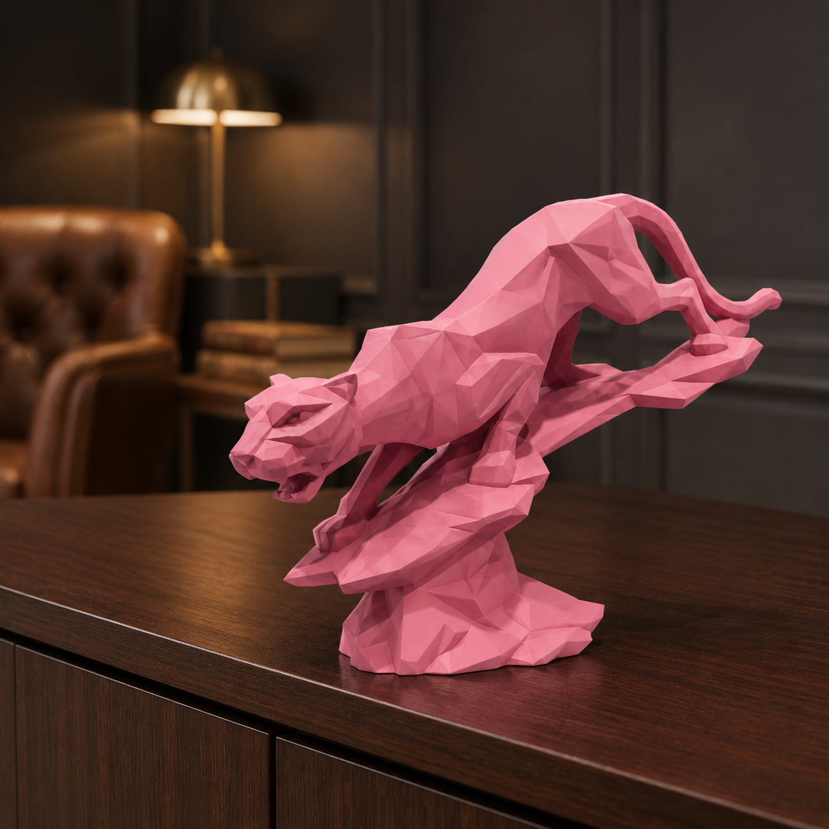 Rising Fortune Panther - Pink