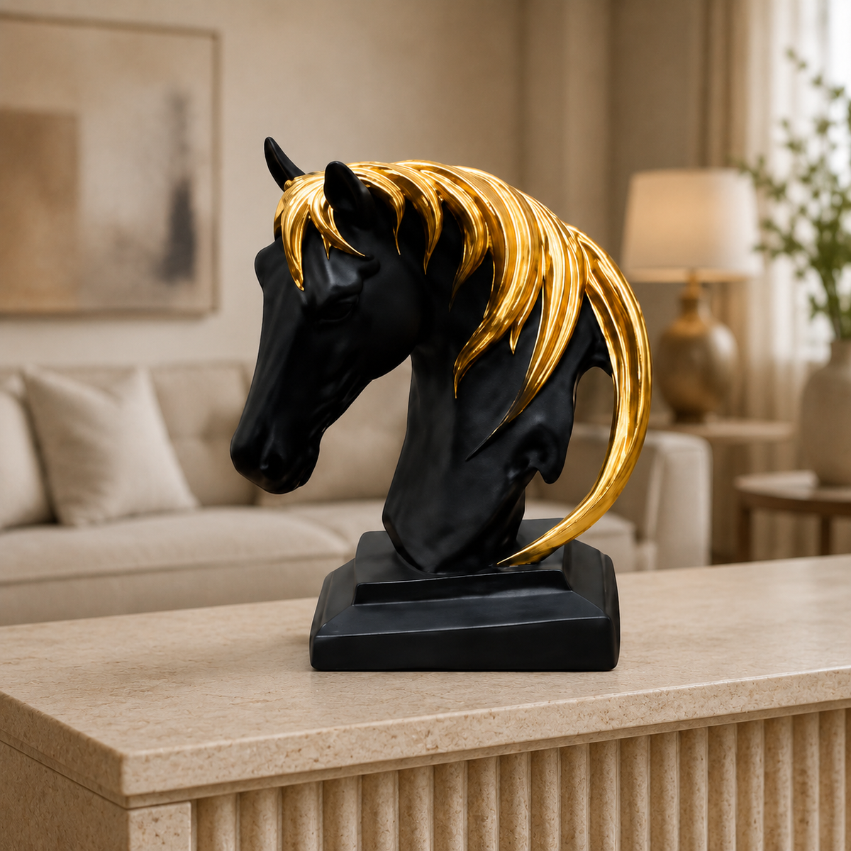 Royal Golden Mane Horse