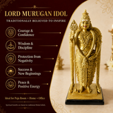 Golden Murugan Blessings Idol