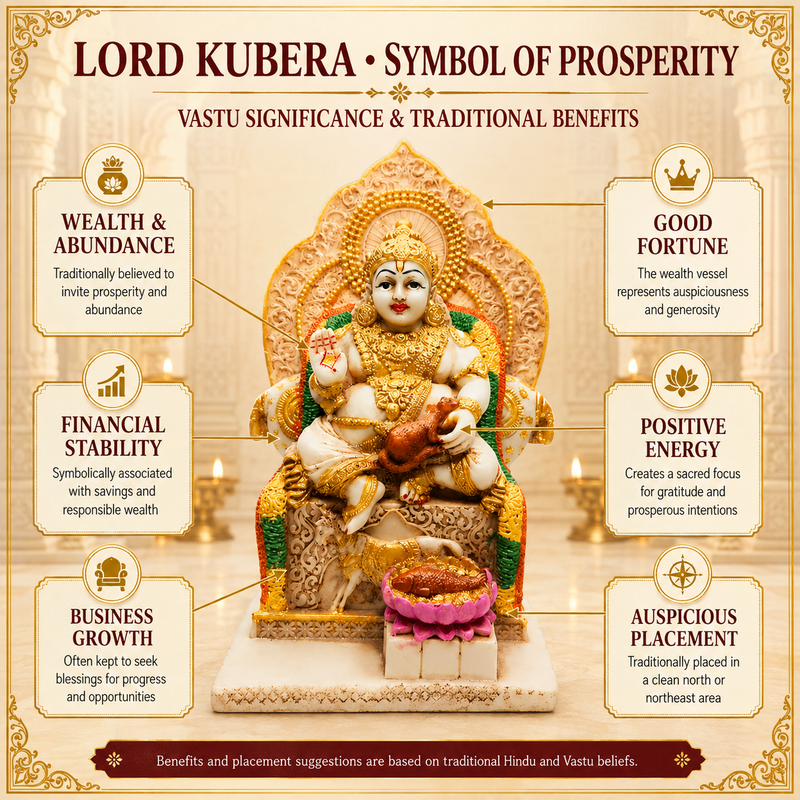 Shwet Lord Kuber Idol