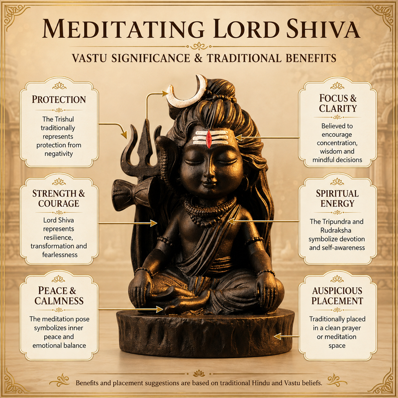 Meditating Baal Lord Shiva
