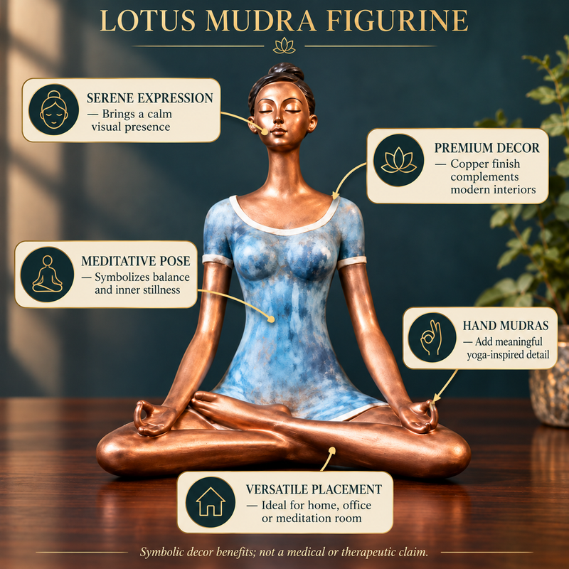 Mindful Mudra Meditation Figurine