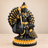 Lord Murugan Seated on Peacock Idol